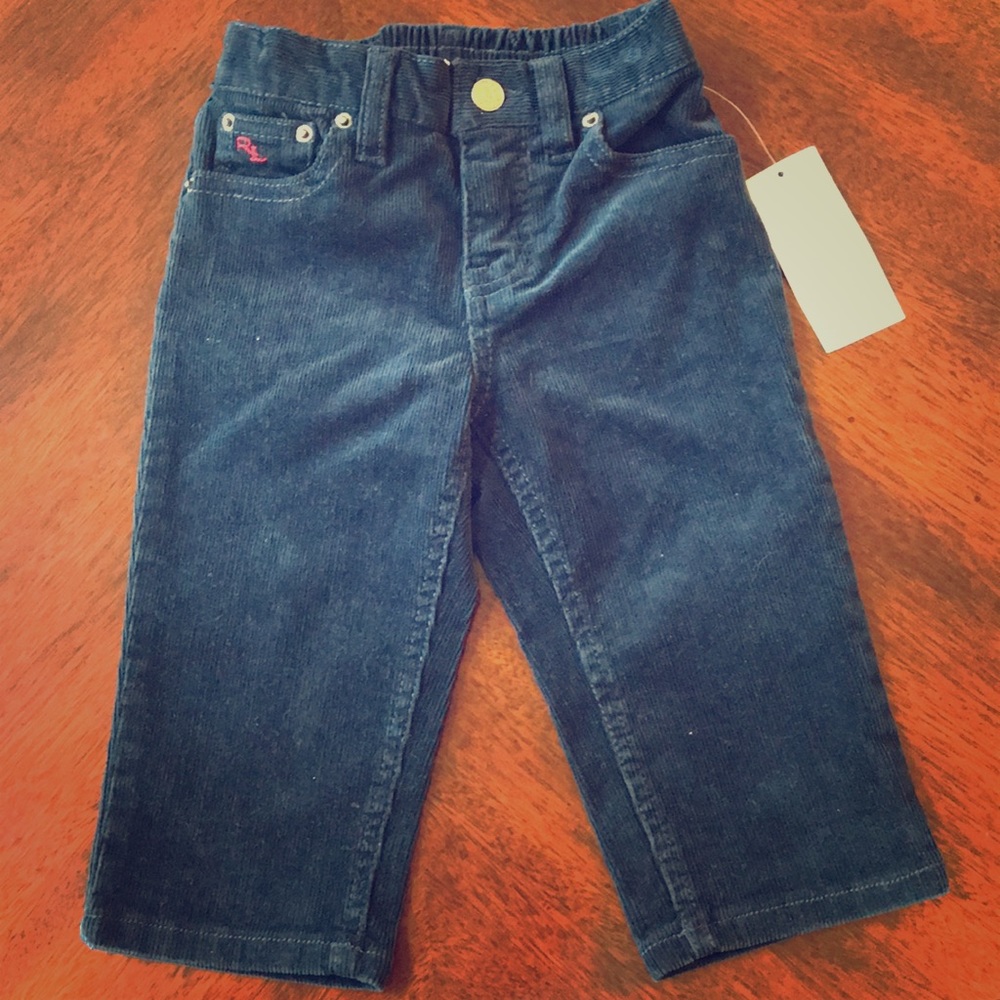 NWT Ralph Lauren Navy Corduroys Sz12M
